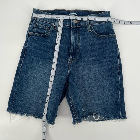 Old Navy Relax Cut Off Bermuda Jean Shorts Size 24 Women’s - Picture 5 of 6